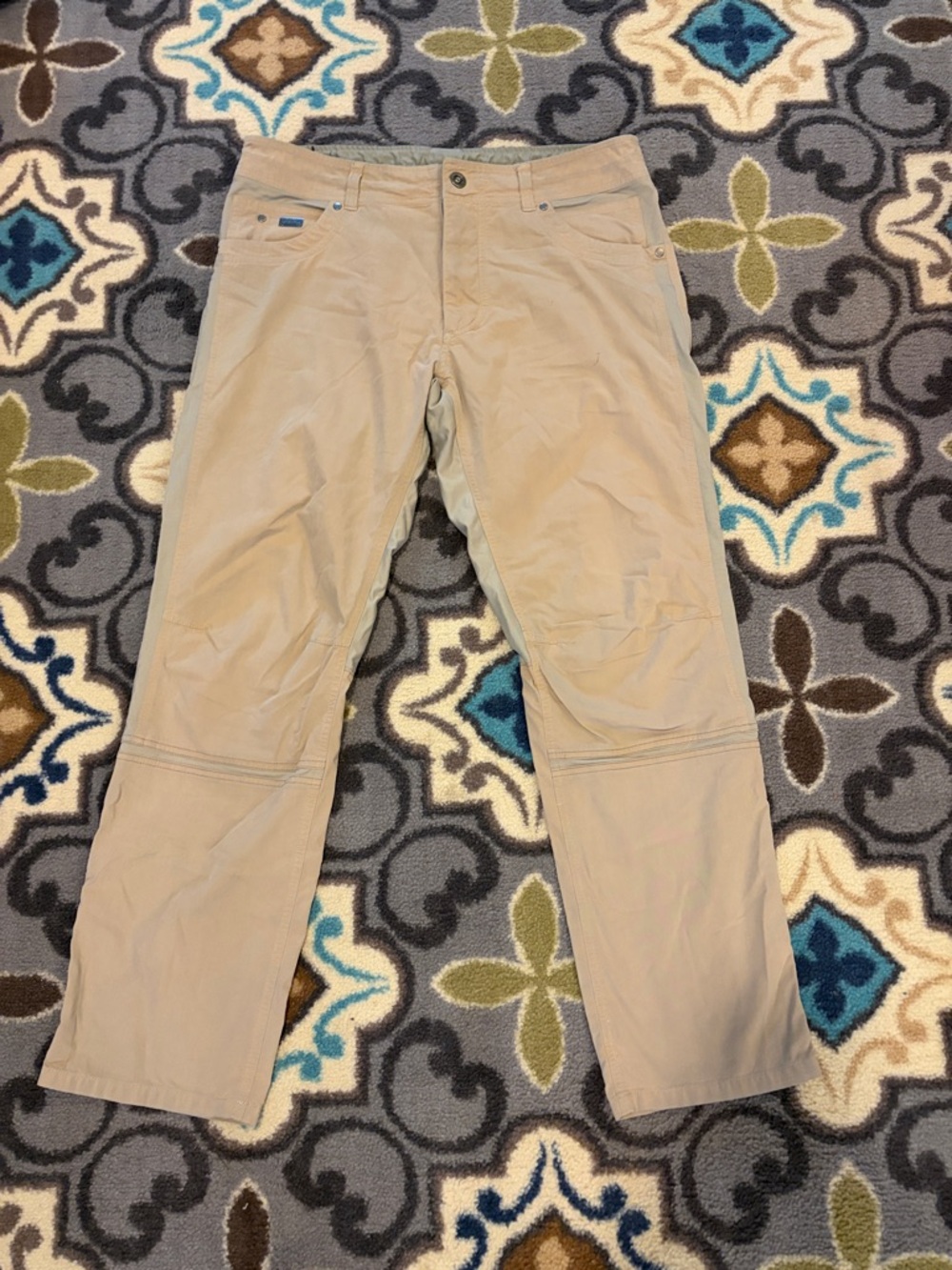 Men's Kuhl Radikl Khaki Utility Pants - Beige Workwear Trousers